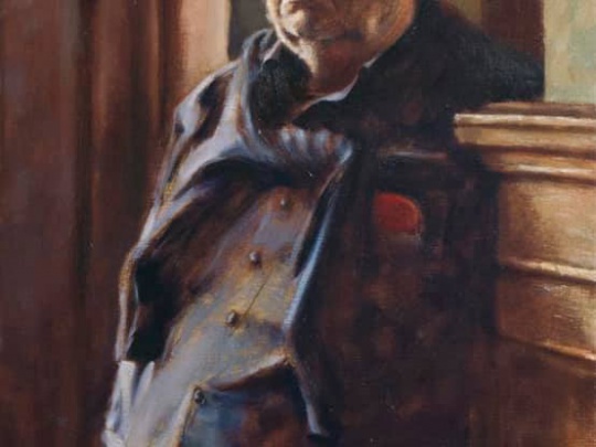 maarten van Rossem in sterren op het doek