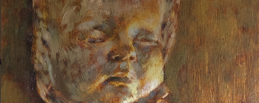 babyface death mask of baby