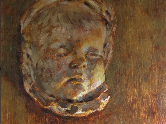 babyface death mask of baby